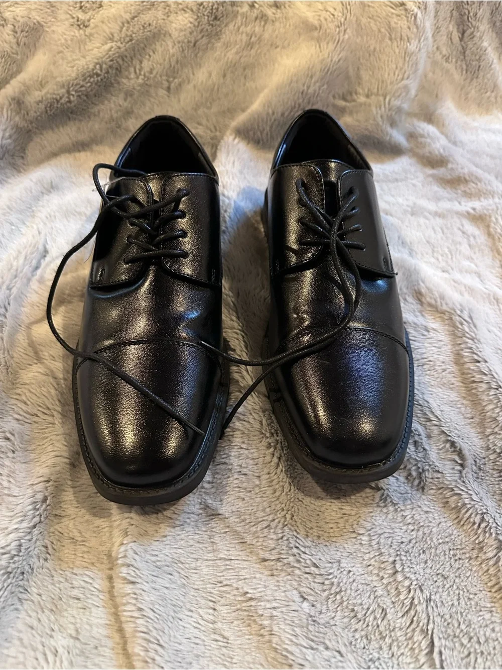 Apt. 9 Denver Black Men’s Cap-Toe Lace-Up Dress Shoes Size 8 NWT Formal Wear